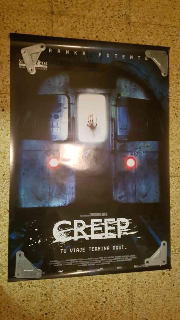 Poster de cine: Creep, tu viaje termina aqui - Franka Potente