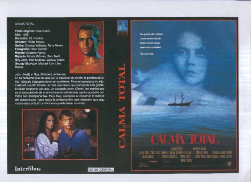 Caratula cine 30x22 cm: Calma total y Descubriendo a Forrester