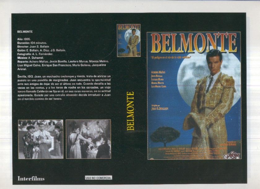 Caratula cine 30x22 cm: Belmonte y Los productores