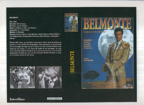 Caratula cine 30x22 cm: Belmonte y Los productores