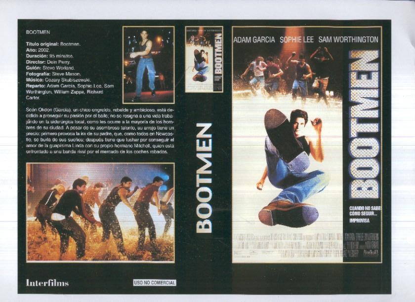 Caratula cine 30x22 cm: Bootmen y A.I.inteligencia artificial