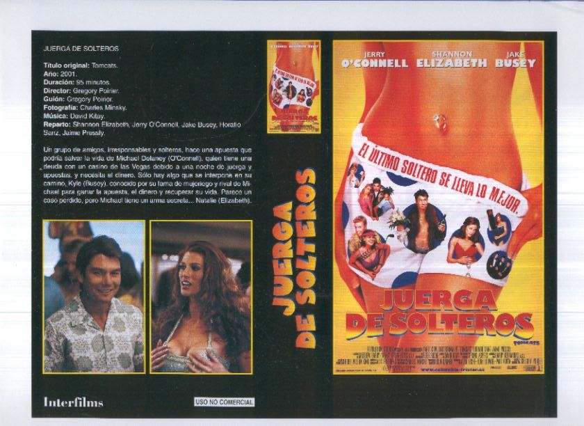Caratula cine 30x22 cm: Juerga de solteros y The fast and the furious
