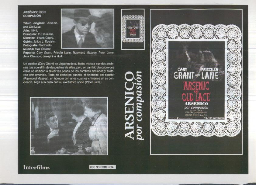 Caratula cine 30x22 cm: Arsenico por compasion y 10 razones para odiarte