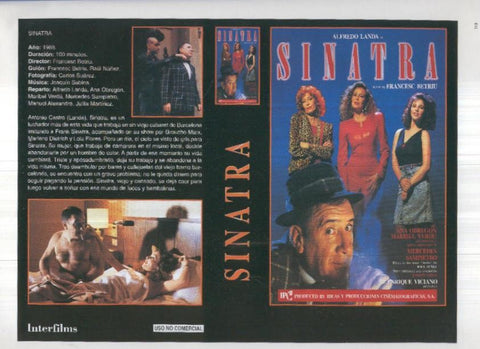 Caratula cine 30x22 cm: Sinatra y Al diablo con el diablo