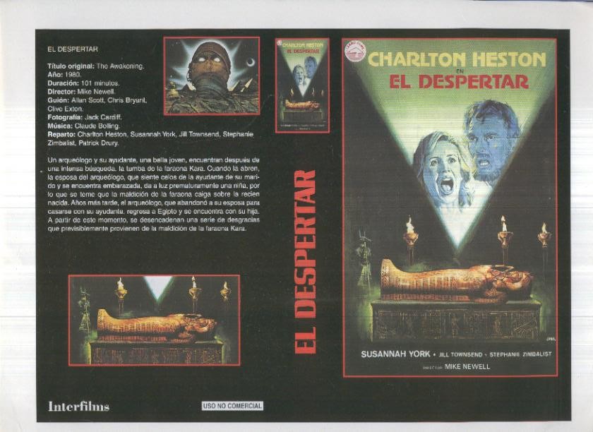 Caratula cine 30x22 cm: El despertar y La dolce vita