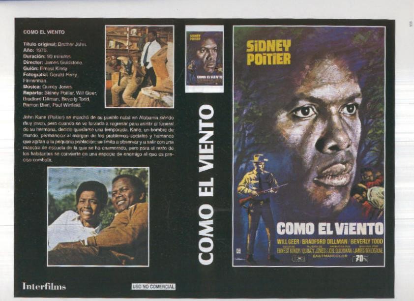 Caratula cine 30x22 cm: Como el viento y Los padres de ella