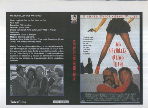 Caratula cine 30x22 cm: No me chilles que no te veo y Nuevos rebeldes