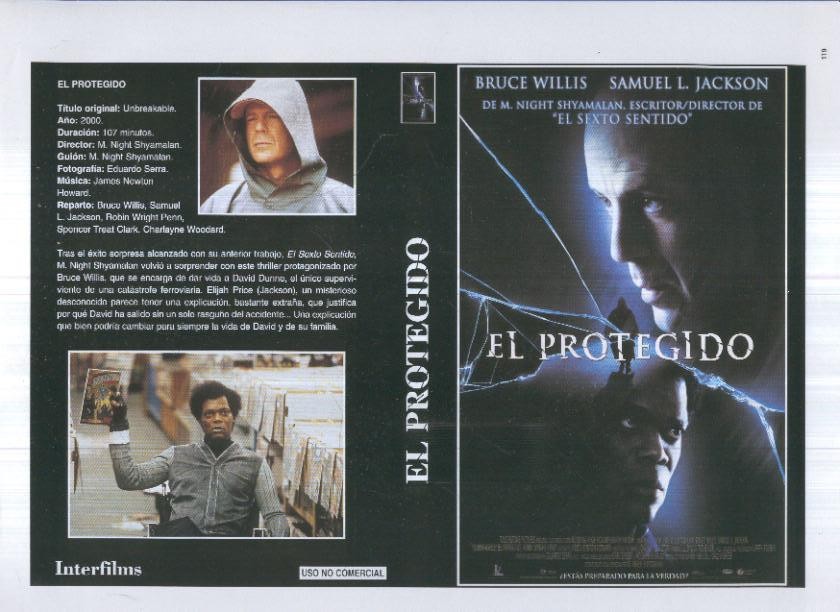 Caratula cine 30x22 cm: El protegido y Mas que amigos