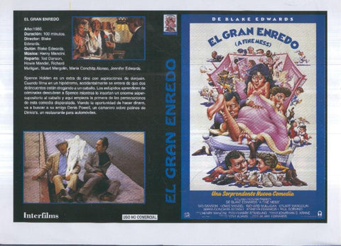 Caratula cine 30x22 cm: El gran enredo y Mi marciano favorito