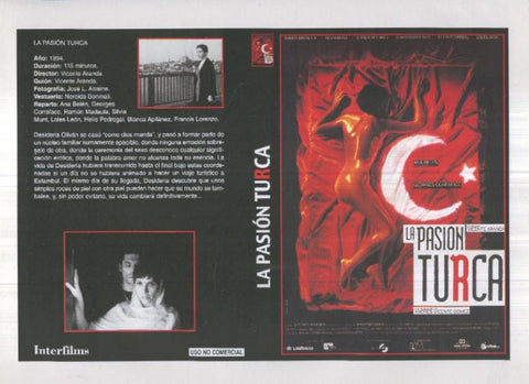Caratula cine 30x22 cm: La pasion turca y Very bad Things