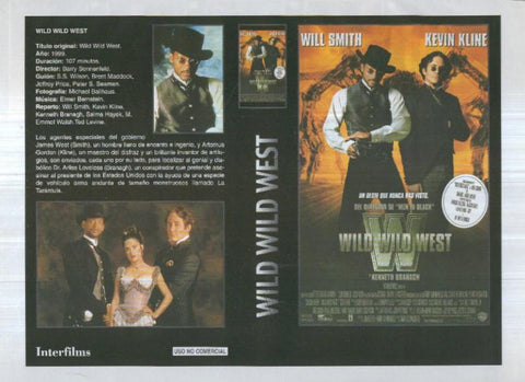 Caratula cine 30x22 cm: Wild Wild West