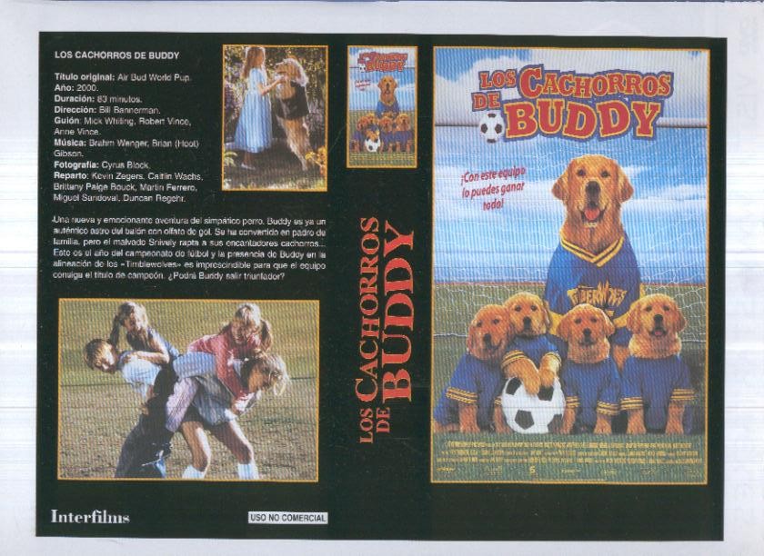 Caratula cine 30x22 cm: Los cachorros de Buddy