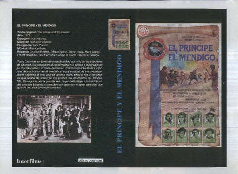 Caratula cine 30x22 cm: El principe y el mendigo