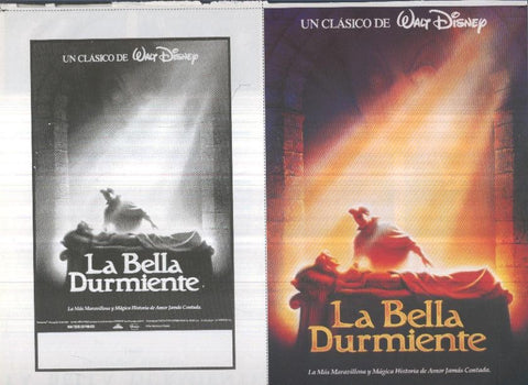 Caratula cine 30x22 cm: La bella durmiente