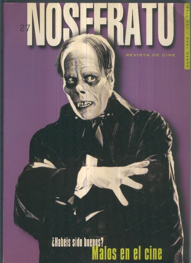 Revista de cine Nosferatu numero 27: Malos en el cine