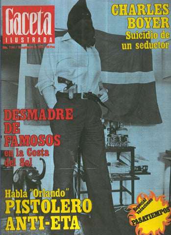 GACETA ILUSTRADA numero 1144: 10 de septiembre de 1978: Charles Boyer