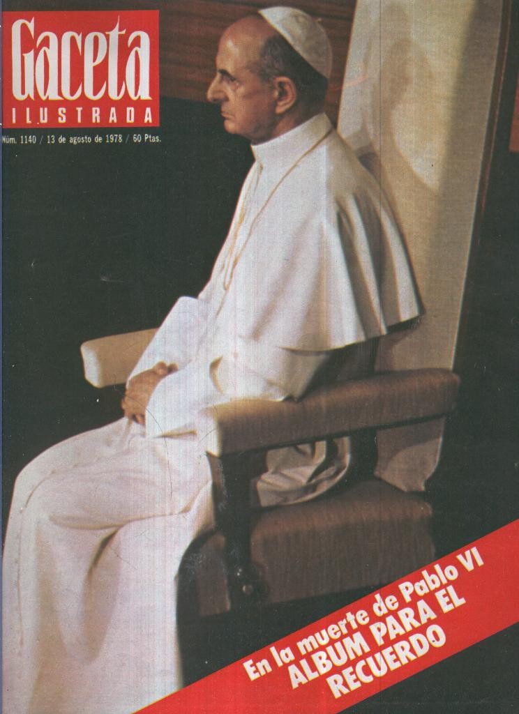 GACETA ILUSTRADA numero 1140: 13 de agosto de 1978: Hemingway