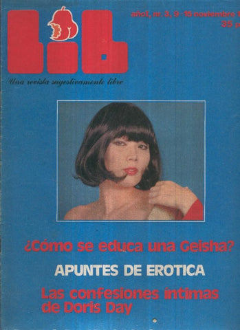 LIB una revista sugestivamente numero 003: La universidad de las Geisha-Emma Penella-Doris Day