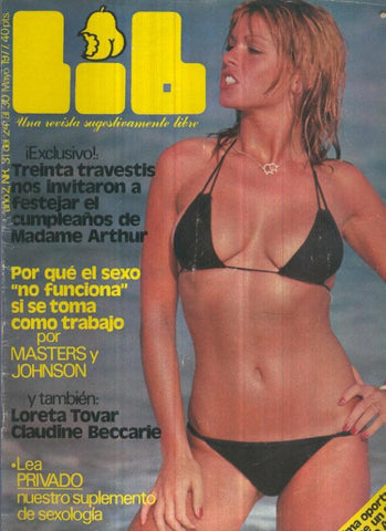 LIB una revista sugestivamente numero 031: Loreta Tovar, Claudine Beccarie, Perpignan de noche