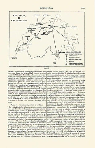 LAMINA ESPASA 2796: Mapa de la Red Suiza de Radiodifusion