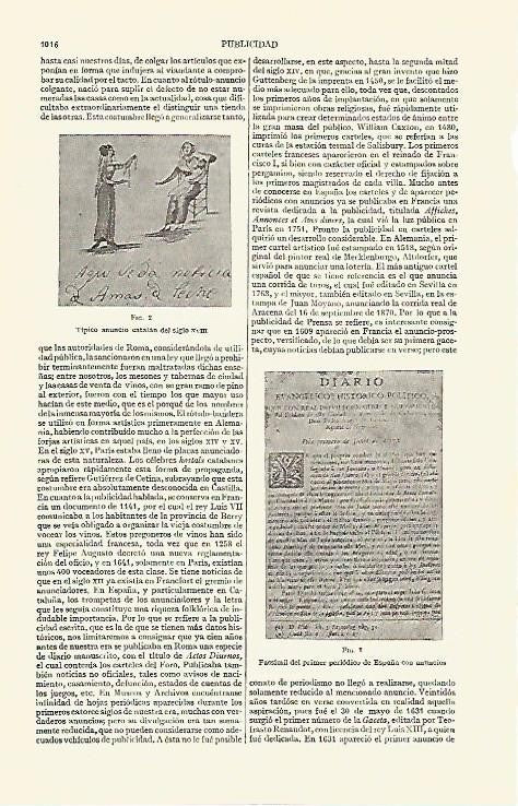 LAMINA ESPASA 2810: Anuncio catalan del siglo XVIII