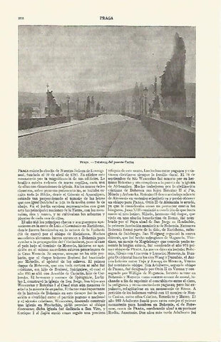 LAMINA ESPASA 2817: Estatuas del puente Carlos en Praga
