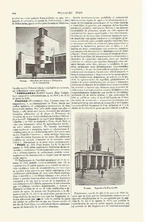 LAMINA ESPASA 2819: Vistas de Poznan Polonia