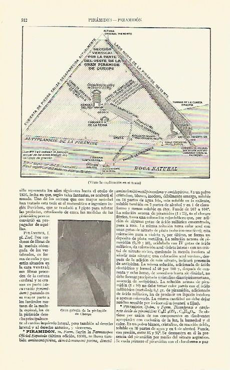 LAMINA ESPASA 2831: Interior de la Piramide de Keops Egipto