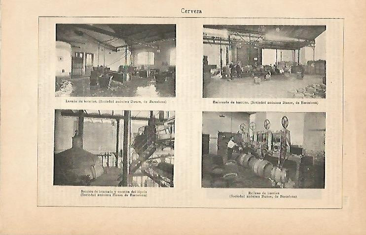 LAMINA ESPASA 2873: Fabricacion de la cerveza