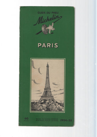 Guide du Pneu 1954-55: Paris 