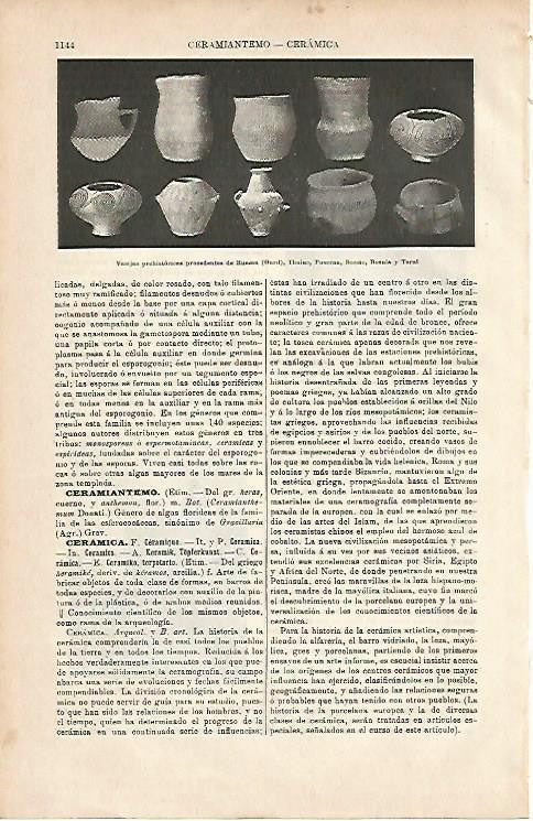 LAMINA ESPASA 2921: Vasijas prehistoricas