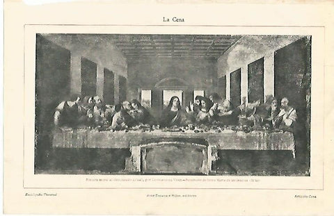 LAMINA ESPASA 2929: La Ultima Cena por Leonardo Da Vinci