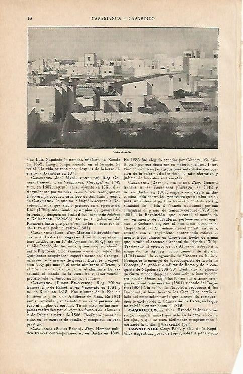 LAMINA ESPASA 2949: Casablanca
