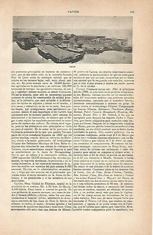 LAMINA ESPASA 2971: Vista de Cavite Filipinas