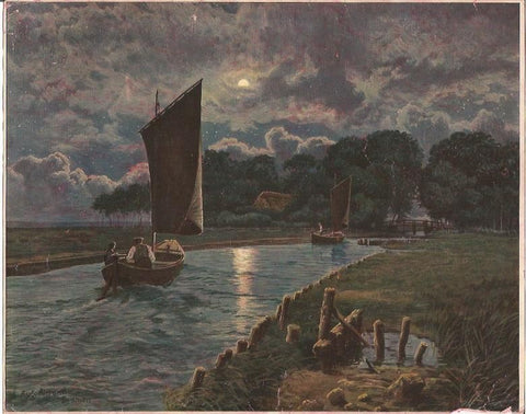 LAMINA 2359: Paisaje nocturno