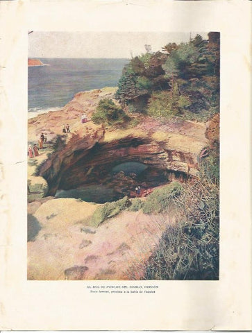 LAMINA 2360: El Bol de Ponche del Diablo en Oregon