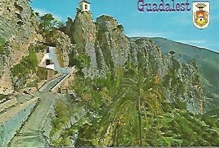 POSTAL 54829: GUADALEST Alicante. Castillo
