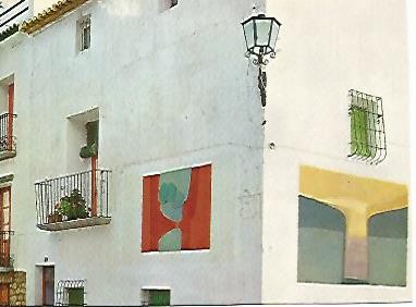 POSTAL 54839: Pintura mural de Adriano y Manzano