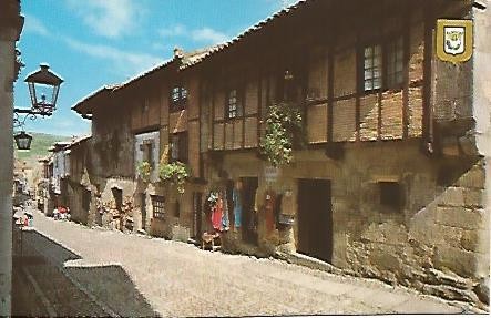 POSTAL 54892: SANTILLANA DEL MAR Cantabria. Calle Canton