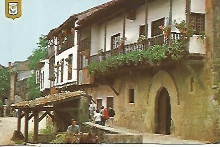 POSTAL 54895: SANTILLANA DEL MAR Cantabria. Calle del Rio