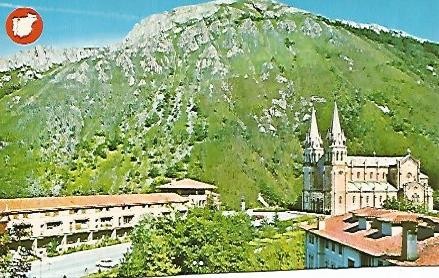 POSTAL 54905: COVADONGA Asturias. Vista parcial