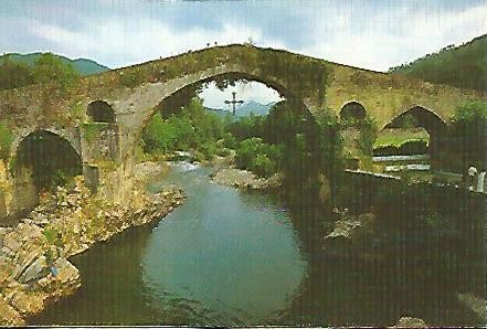 POSTAL 54906: CANGAS DE ONIS Asturias. Puente medieval