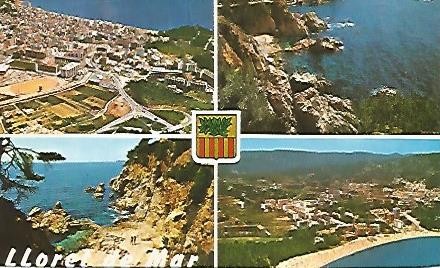 POSTAL 54917: LLORET DE MAR Girona. Vistas
