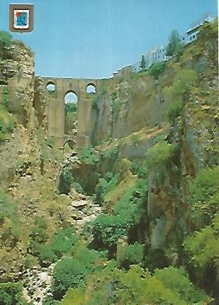 POSTAL 54968: RONDA Malaga. Puente Nuevo