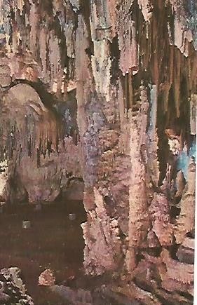 POSTAL 54973: NERJA Malaga. Sala de la Cascada