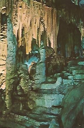 POSTAL 54977: NERJA Malaga. Piletas de la Sala de la Cascada