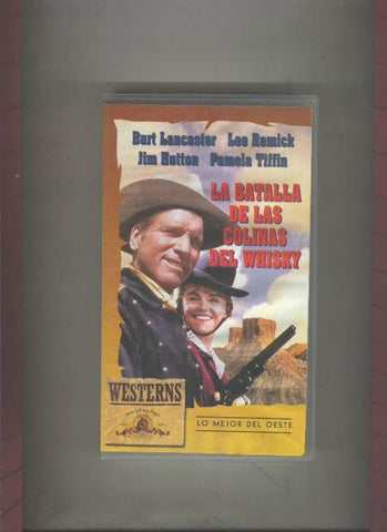 Video VHS: La batalla de las colinas del Whisky (Burt Lancaster-Lee Remick)