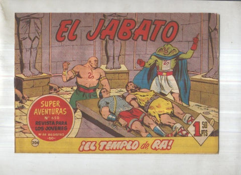 Bruguera: El Jabato numero 206: El templo de Ra