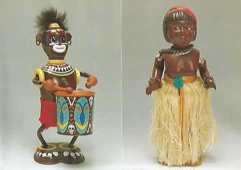 LAMINA / SHEET 06: INDIAN. 1950s / OCCUPIED JAPAN HAWAIIAN-DANCE