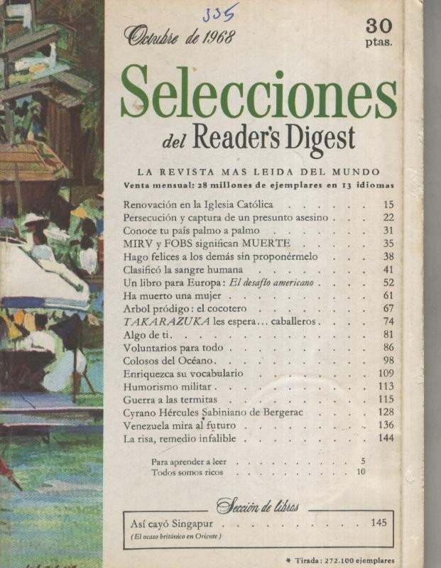 Selecciones del Readers Digest numero 335